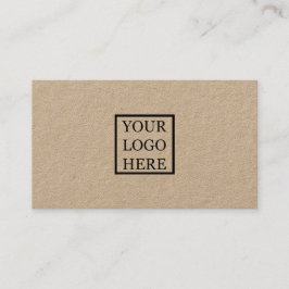 Lägg till din Logotyp Professionell Kraft Papper Visitkort