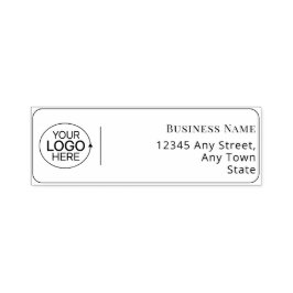 Lägg till din Logotyp Rensa modern Returadress Självfärgande Stämpel