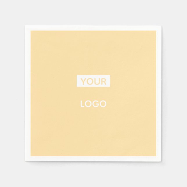 Lägg till din logotyp servett (Framsidan)