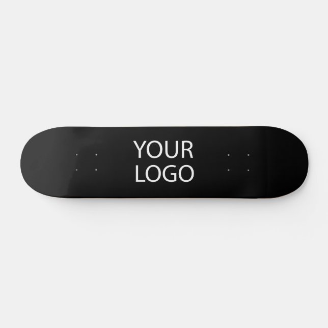 Lägg till din Logotyp svart Mini Skateboard Bräda 18,5 Cm (Horz)