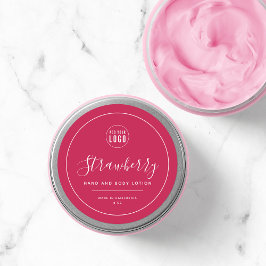 Lägg till din Logotyp Vit Gräns Editable Färg Runt Klistermärke