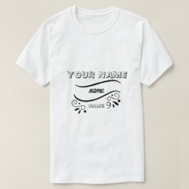 lägg till din personliga logotypnamn t shirt