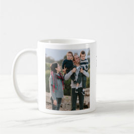 Lägg till din Photo Anpassningsbar 2025-kalender Kaffemugg