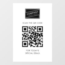 Lägg till din QR-kod och företagslogotyp