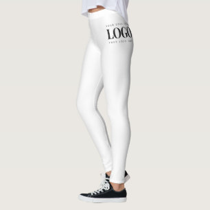 Lägg till din Rectangle Business Logotyp enkel, mi Leggings