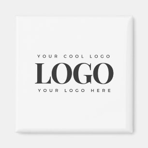 Lägg till din Rectangle Business Logotyp enkel, mi Magnet