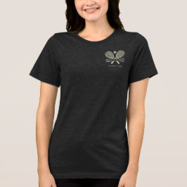 Lägg till din Tennis Klubb Namn Team Players Anpas T Shirt
