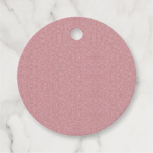 Lägg till din text anpassad roséguld glitter look gåvor etiketter