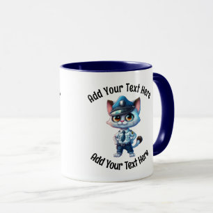 Lägg till din text Kaffe för vismisk polis Mugg
