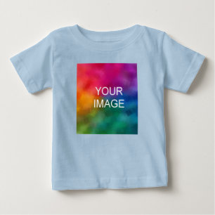 Lägg till din text Ladda upp foto Ljusblå Fin Jers T Shirt