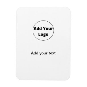 lägg till din text med enkel minimal anpassningsba magnet