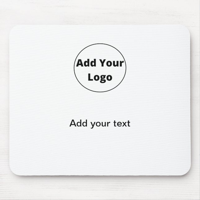 lägg till din text med enkel minimal anpassningsba musmatta (Framsidan)