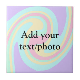 Lägg till din text namn-kräft genom att lägga till kakelplatta