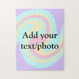 Lägg till din text namn-kräft genom att lägga till pussel