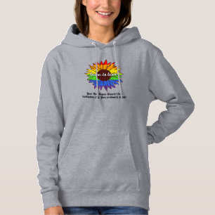 Lägg till din text, regnbågssolros Kärlek är Kärle T Shirt