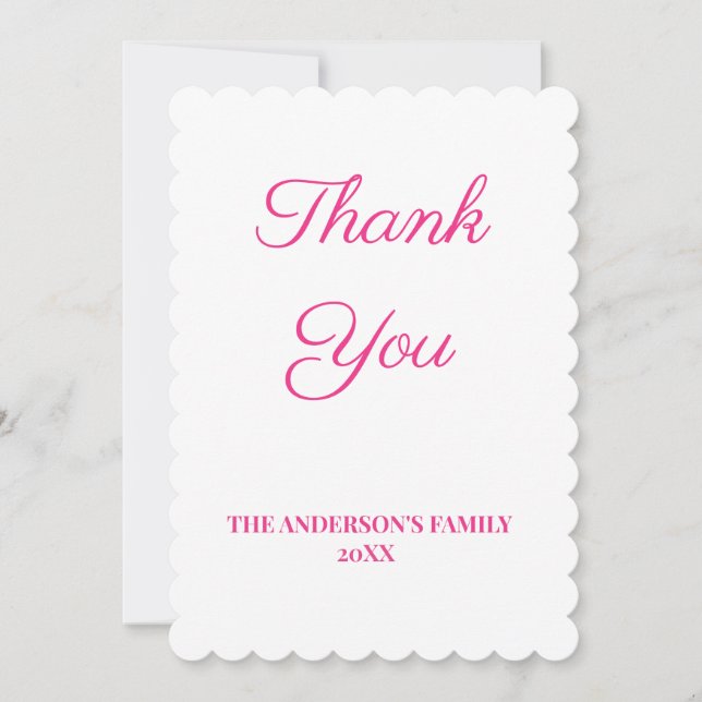 lägg till din text tack för ditt kort (Framsida)