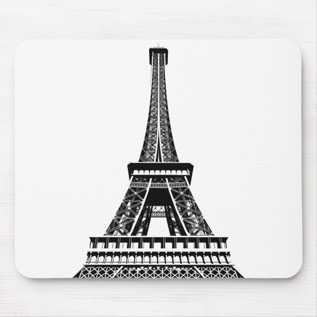 Lägg till din textpopp Art Eiffel Torn Paris Frank Musmatta (Framsidan)