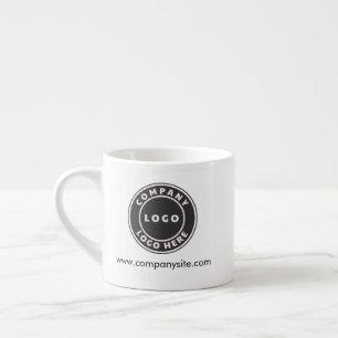 Lägg till din webbplatsanställd för Business Logot Espressomugg