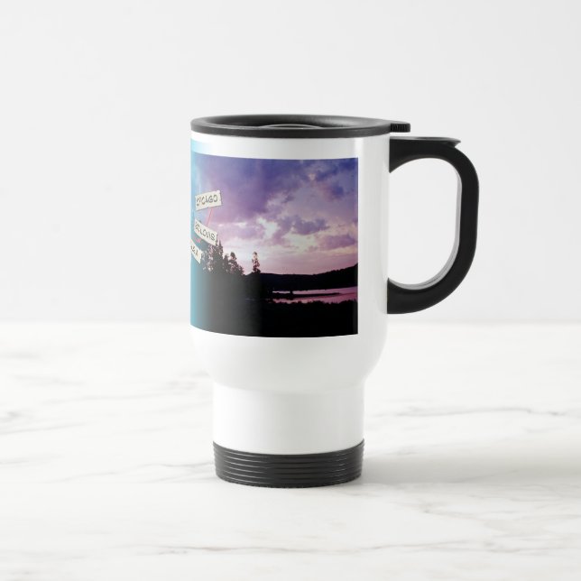lägg till dina foton route 66-mugg 2 resemugg (Höger)