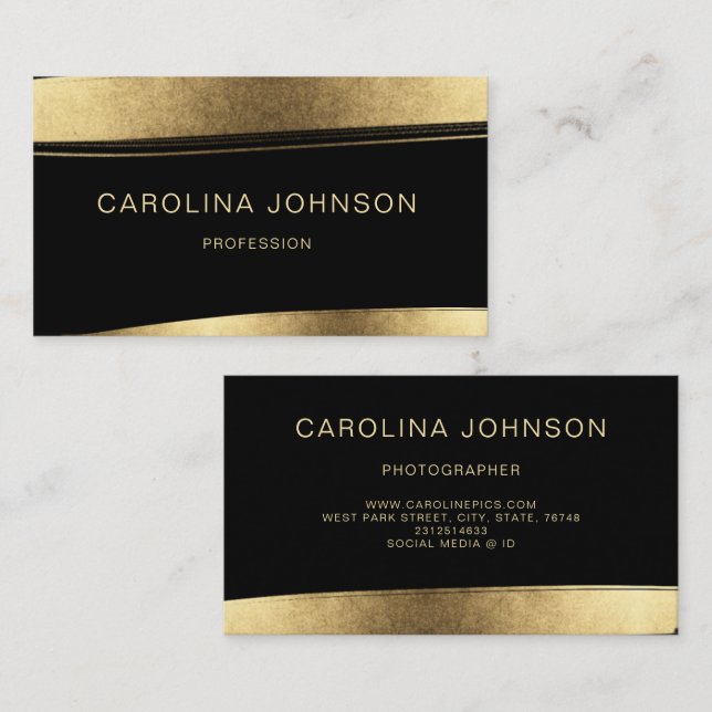 LÄGG TILL DITT anpassningsbara, redigerbara företa Visitkort (Fram/baksida)