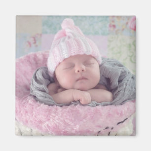 Lägg till ditt Baby Photo till denna Magnet