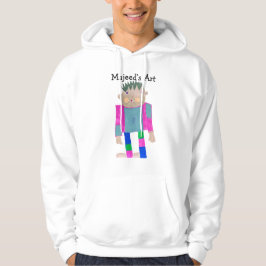 Lägg till ditt barns konstverk här hoodie