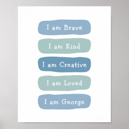 Lägg till ditt barns Namn-barnbekräftelser Poster