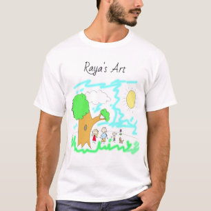 Lägg till ditt barns teckning i den här sändningen t shirt