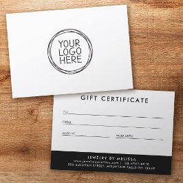 Lägg till ditt certifikat för minimalistisk företa