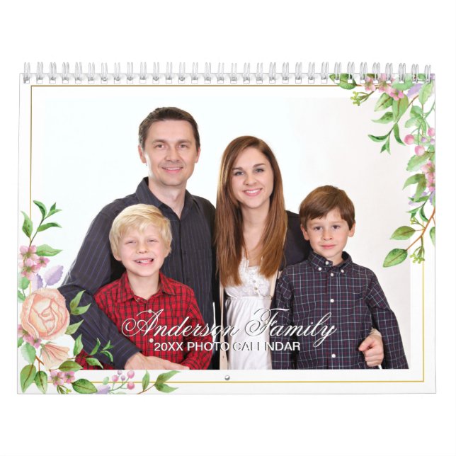 Lägg till ditt eget foto 2-sidigt medium 2025-kale kalender (Omslag)