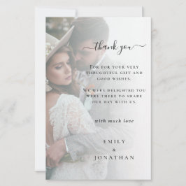 Lägg till ditt eget foto Bröllop Tack