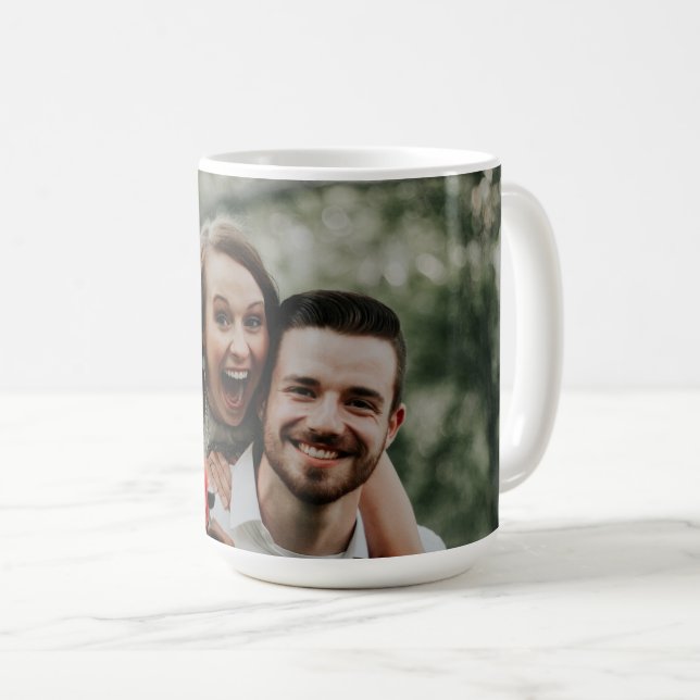"Lägg till ditt eget foto" Kaffemugg (Framsida höger)