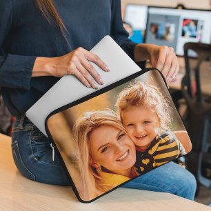 Lägg till ditt eget foto laptop fodral