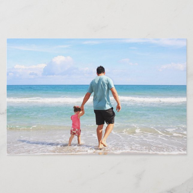 Lägg till ditt eget foto och/eller textkort/ brevpapper (Framsida)