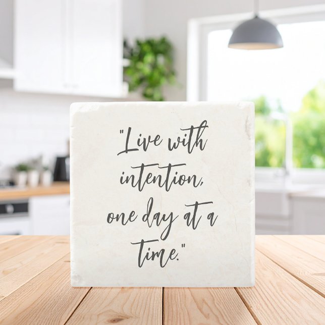 Lägg till ditt eget inspirerande citat stenunderlägg (Skapare uppladdad)