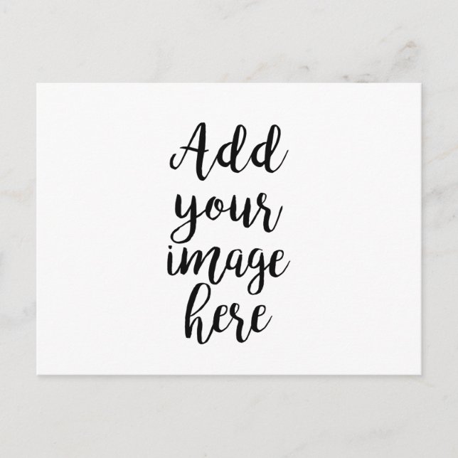 Lägg till ditt eget vykort för bildskärmskort (Framsida)