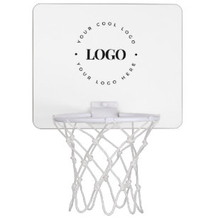 Lägg till ditt företag för Logotyp av runt Anpassn Mini-Basketkorg