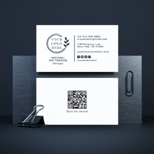 Lägg till ditt företag för QR-kod för mediekod för Visitkort