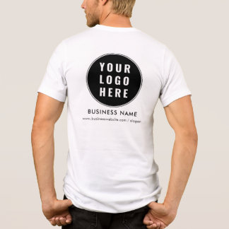 Lägg till ditt företags Logotyp-affärsbyte T Shirt