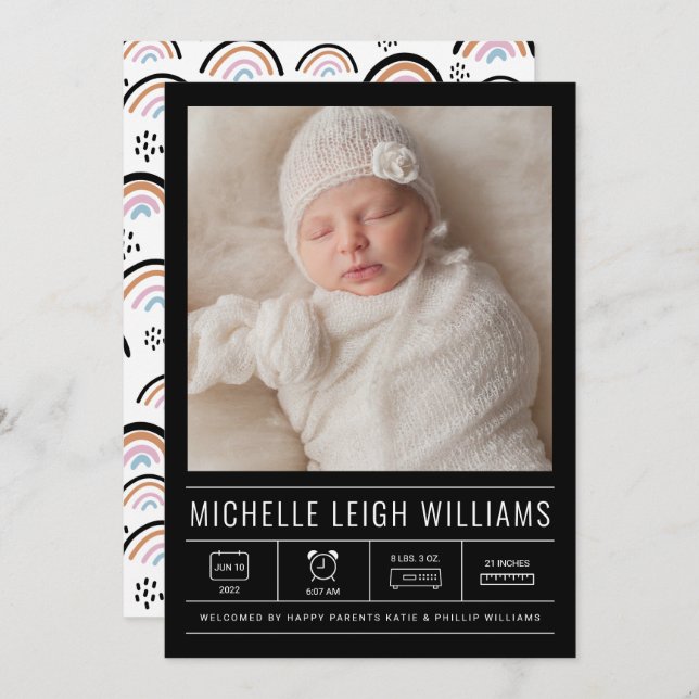 Lägg till ditt foto i baby (Fram/baksida)