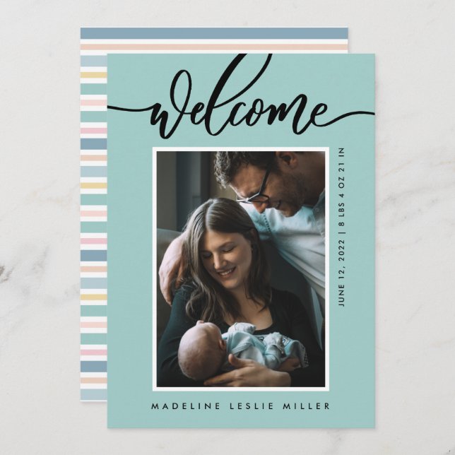 Lägg till ditt foto i baby (Fram/baksida)