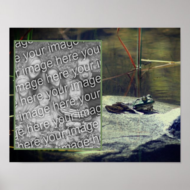 Lägg till ditt foto i den gamla dammfogningsdammen poster (Framsidan)