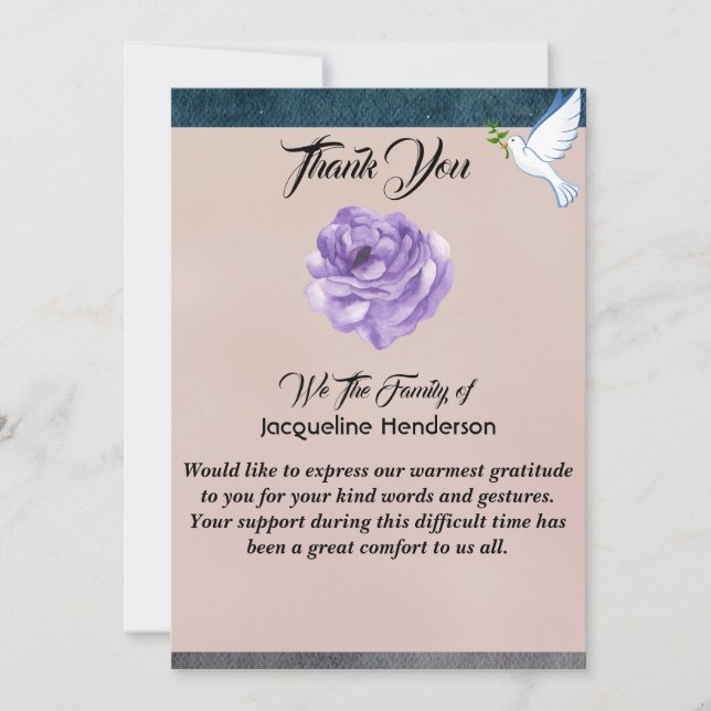 Lägg till ditt foto Life Firande Tack (Framsida)