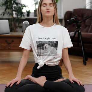 Lägg till ditt foto, Live Laugh Love Aktivkläder T Shirt