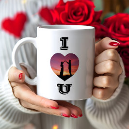 Lägg till ditt foto Modern Alla hjärtans dag-gift Kaffemugg