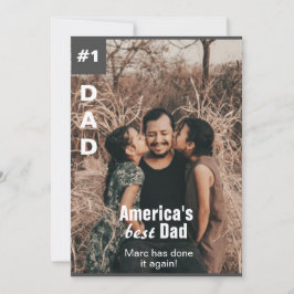 Lägg till ditt foto nummer ett Pappa-kort