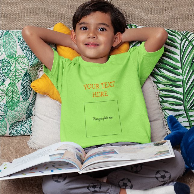 Lägg till ditt foto, stäng av alla Färg Kids-Youth T Shirt (Skapare uppladdad)