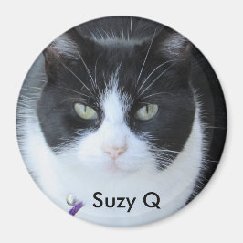 Lägg till ditt Kattfoto i detta kylmagnet Magnet