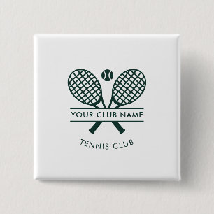 Lägg till ditt Klubb Namn tennis-Grönt Knapp