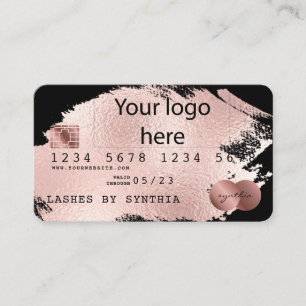 Lägg till ditt Kredit-kort för Logotyp som är form Visitkort